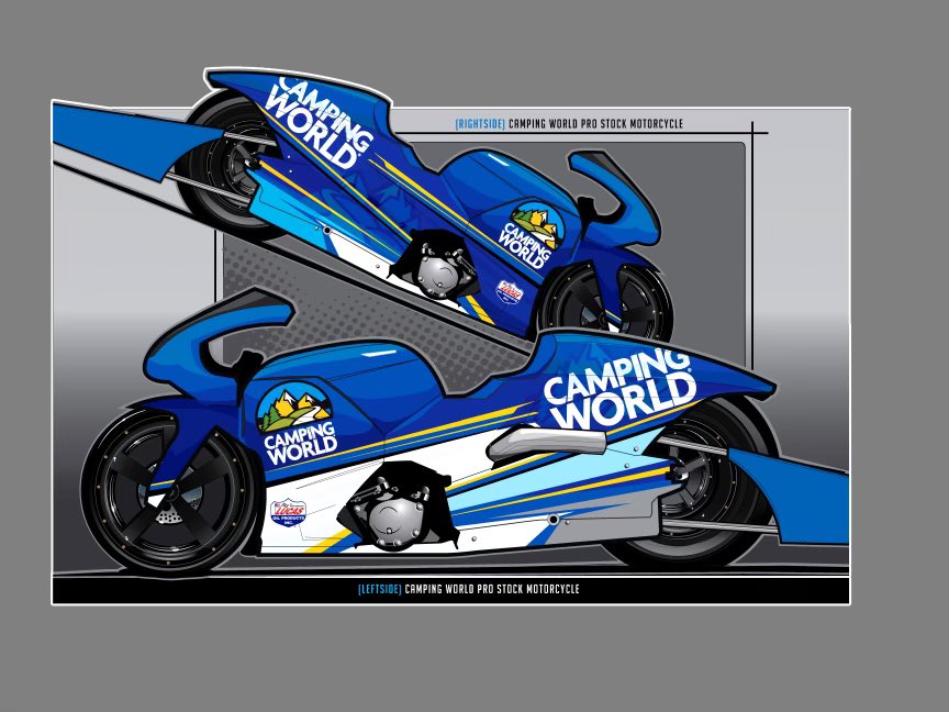 <a href="/marcuslemonis/">Marcus Lemonis</a> <a href="/CampingWorld/">Camping World</a> <a href="/NHRA/">NHRA</a> I was the first to 200mph in the <a href="/NHRApsm/">Pro Stock Motorcycle</a> class and am a second generation racer. I have 15 National event wins and would love to park this beauty in the winners circle in 2021! #Campingworldnhra #myshot