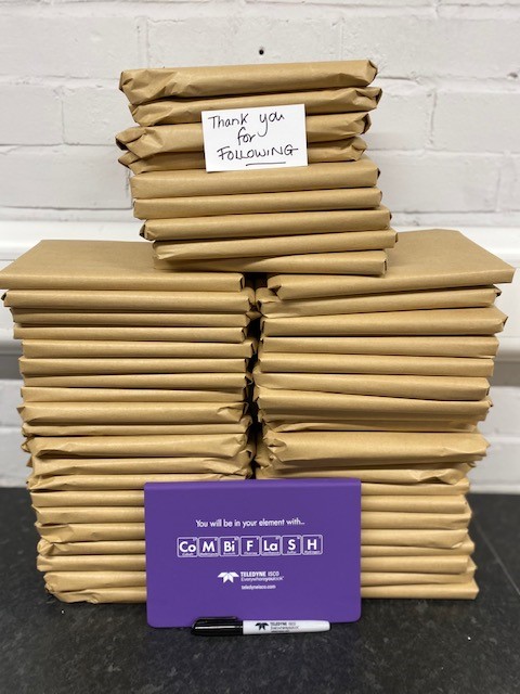 IscoUk's tweet photo. Wow 50 new followers in 3 days that's excellent thank you . Notepads and pens already for posting :-) #thankyou #newfollowers #combiflash #teledyneisco #drugdiscovery #chemtwitter https://t.co/AdRwcOlIVn