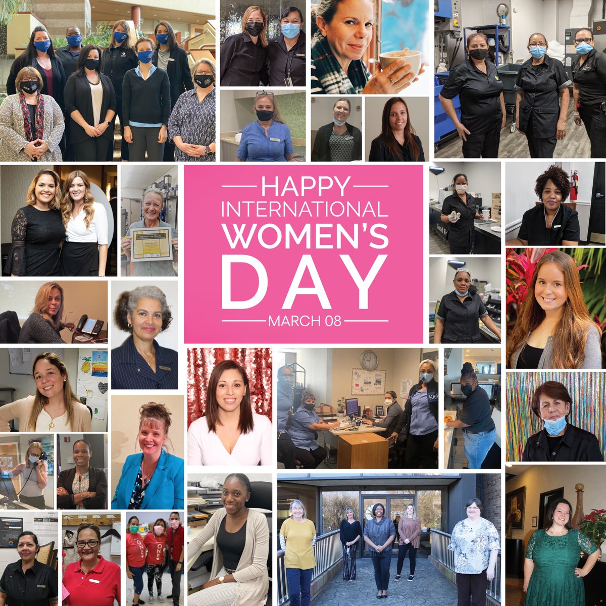 Today we celebrate the amazing Women of Auro Hotels. We are so thankful for each of you and truly appreciate all that you contribute to our organization. #HappyInternationalWomensDay