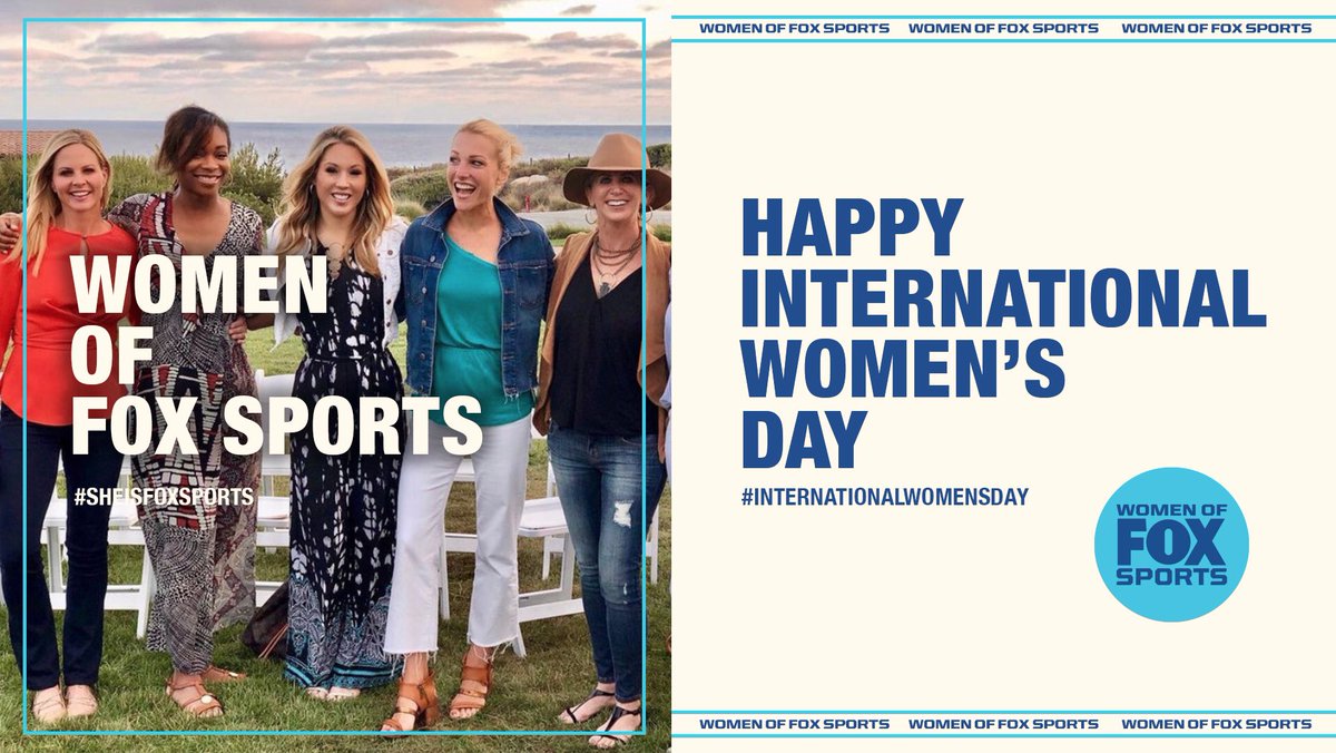 sheisfoxsports's tweet photo. Happy International Womenโs Day ๐ #sheisfoxsports #InternationalWomensDay https://t.co/QYUpWJsDHI