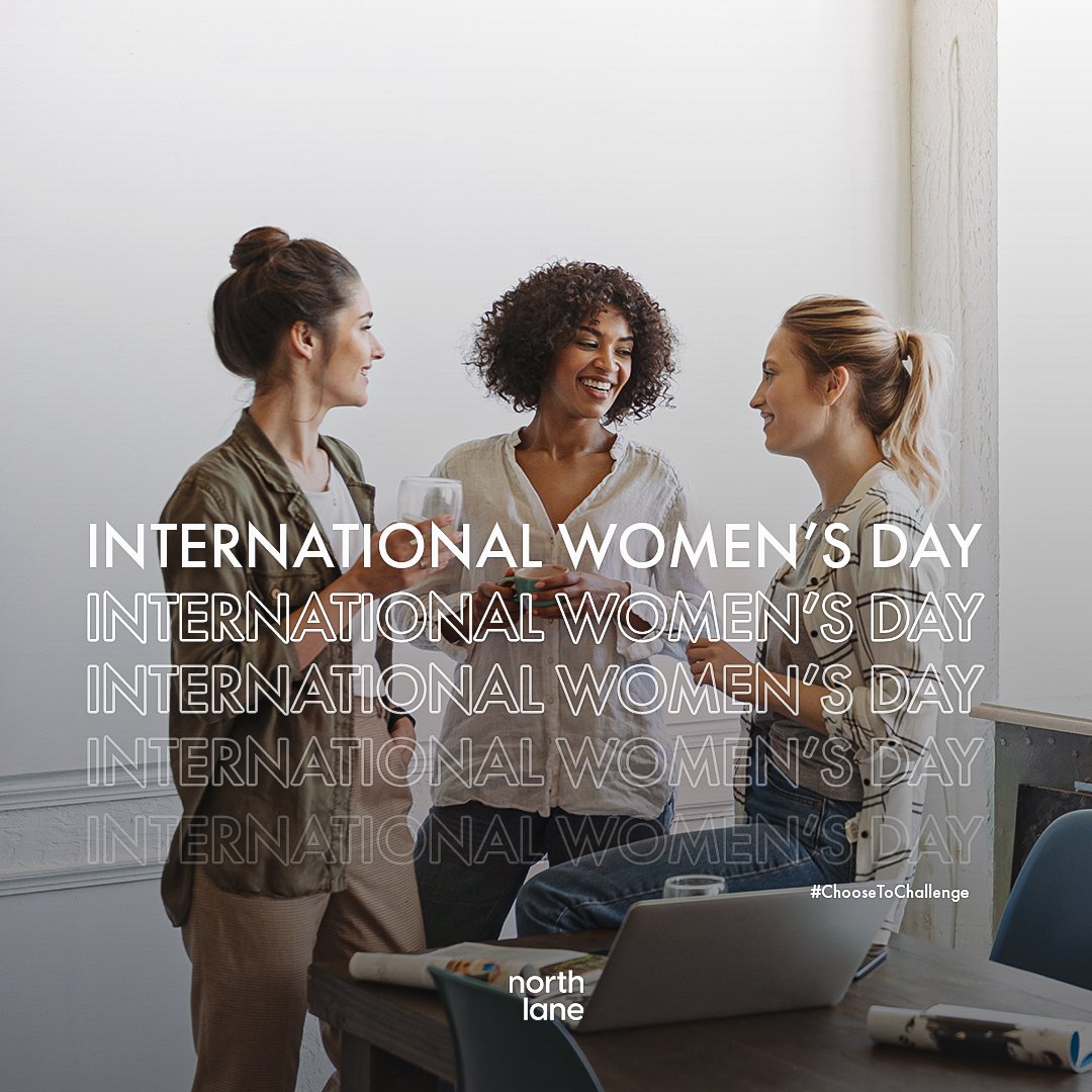 Paynorthlane's tweet photo. Happy #InternationalWomensDay! At North Lane, we #ChooseToChallenge ourselves to promote #inclusivity in every area of work and life. Together, we celebrate women’s achievements today and every day. #IWD2021 https://t.co/0Rjbzvf9ad
