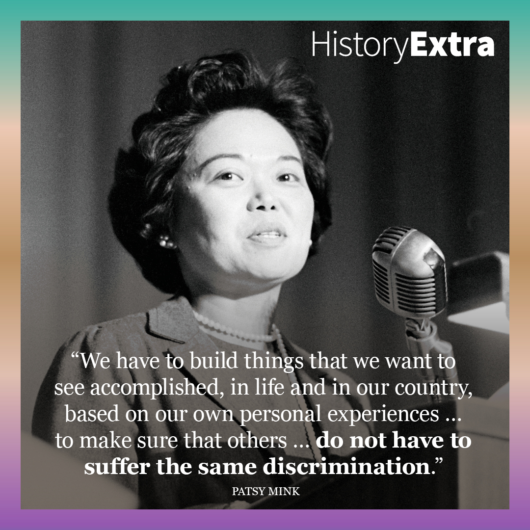 HistoryExtra's tweet photo. Patsy Mink #InternationalWomensDay #IWD2021 #IWD https://t.co/R5j4RhG3Hl