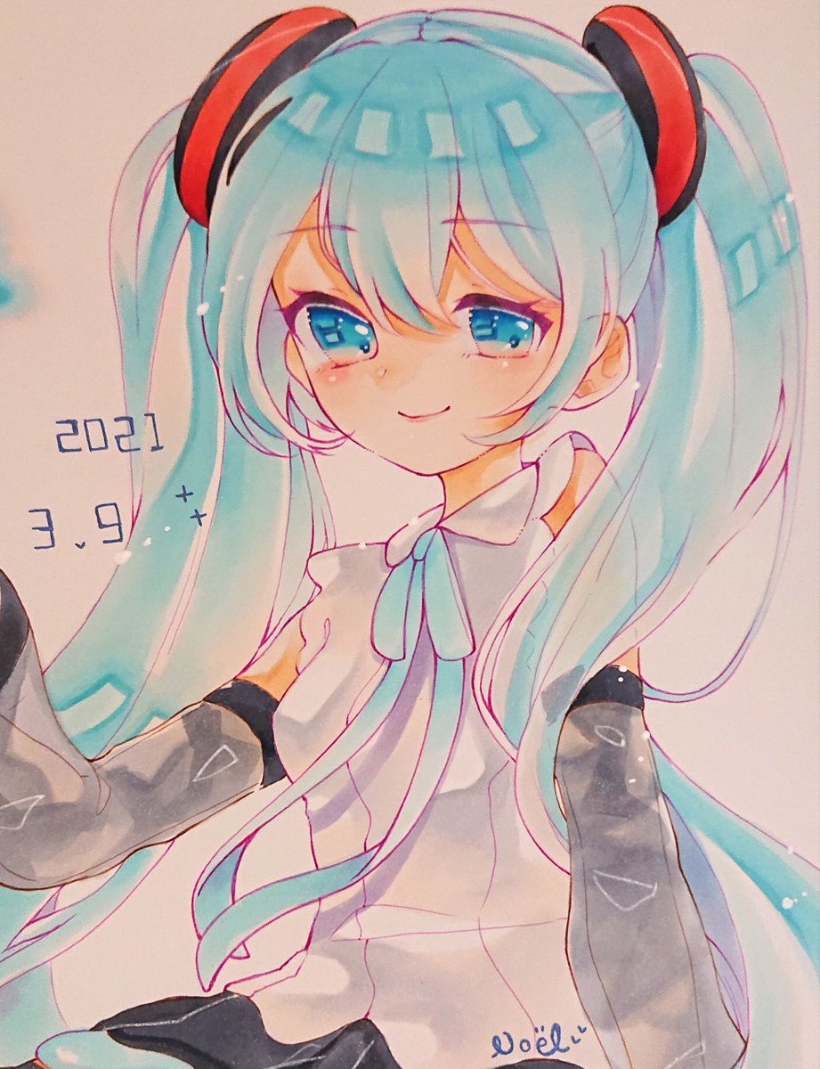 初音ミク 「ミクちゃん一生推す!!!!!!!!!!!!!!!!!!!!!!!!!!!

#ミ」|🍎Noël🍏のイラスト