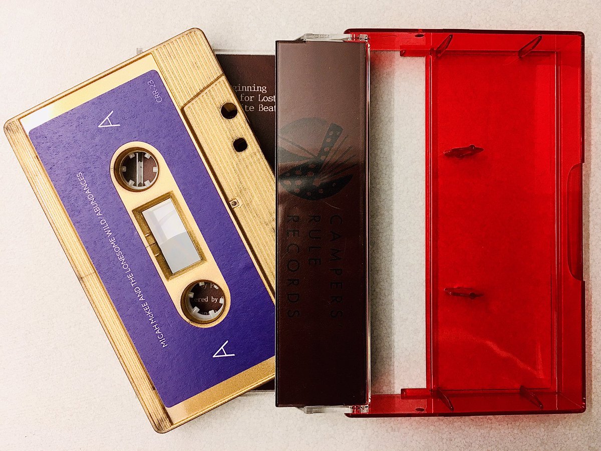 Grab a copy of <a href="/micahplaysmusic/">Micah McKee</a> Micah McKee &amp; the Lonesome Wild’s soothing, introspective debut album, “Abundances,” on a limited edition cassette - hurry, running out! Mardi Gras colors, woo! campersrule.com/products/69111…