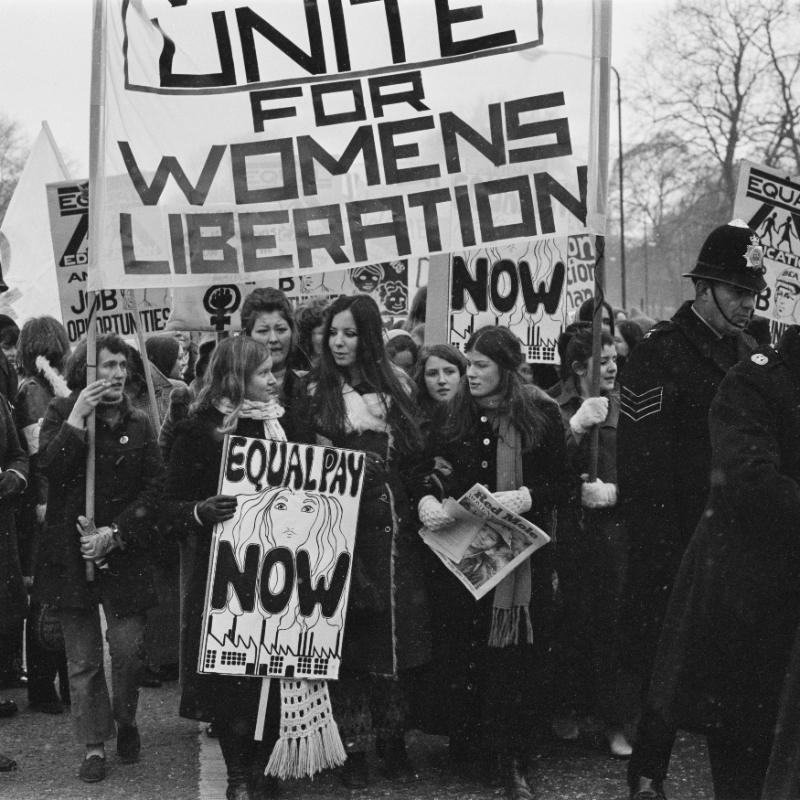 HISTORY's tweet photo. #DidYouKnow 1975 was recognized as International Women’s Year? That year, the United Nations General Assembly began celebrating March 8th as International Women’s Day. By 2014, it was celebrated in more than 100 countries and had been made an official holiday in more than 25.
