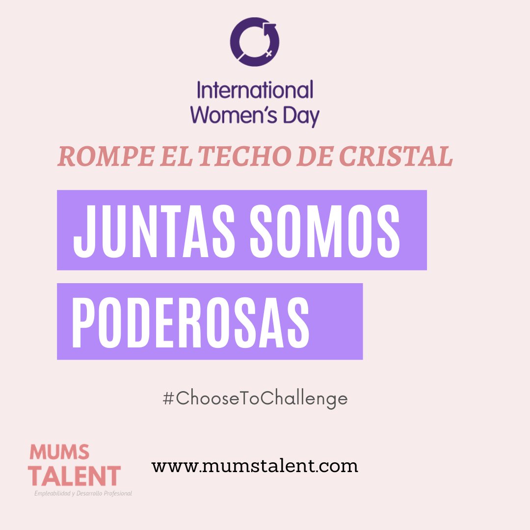MumsTalent's tweet photo. #DiaInternacionaldelaMujer el tema de foco de este año es #ChooseToChallenge ✋

Recuerda que todas somos agentes de cambio💪🏼

📣Compartimos nuestro mensaje para la Comunidad de Mujeres que día a día levantan su voz para vencer la desigualdad 👇

https://t.co/c8CY9clGmu

#IWD2021 https://t.co/hbzWBrwQlh