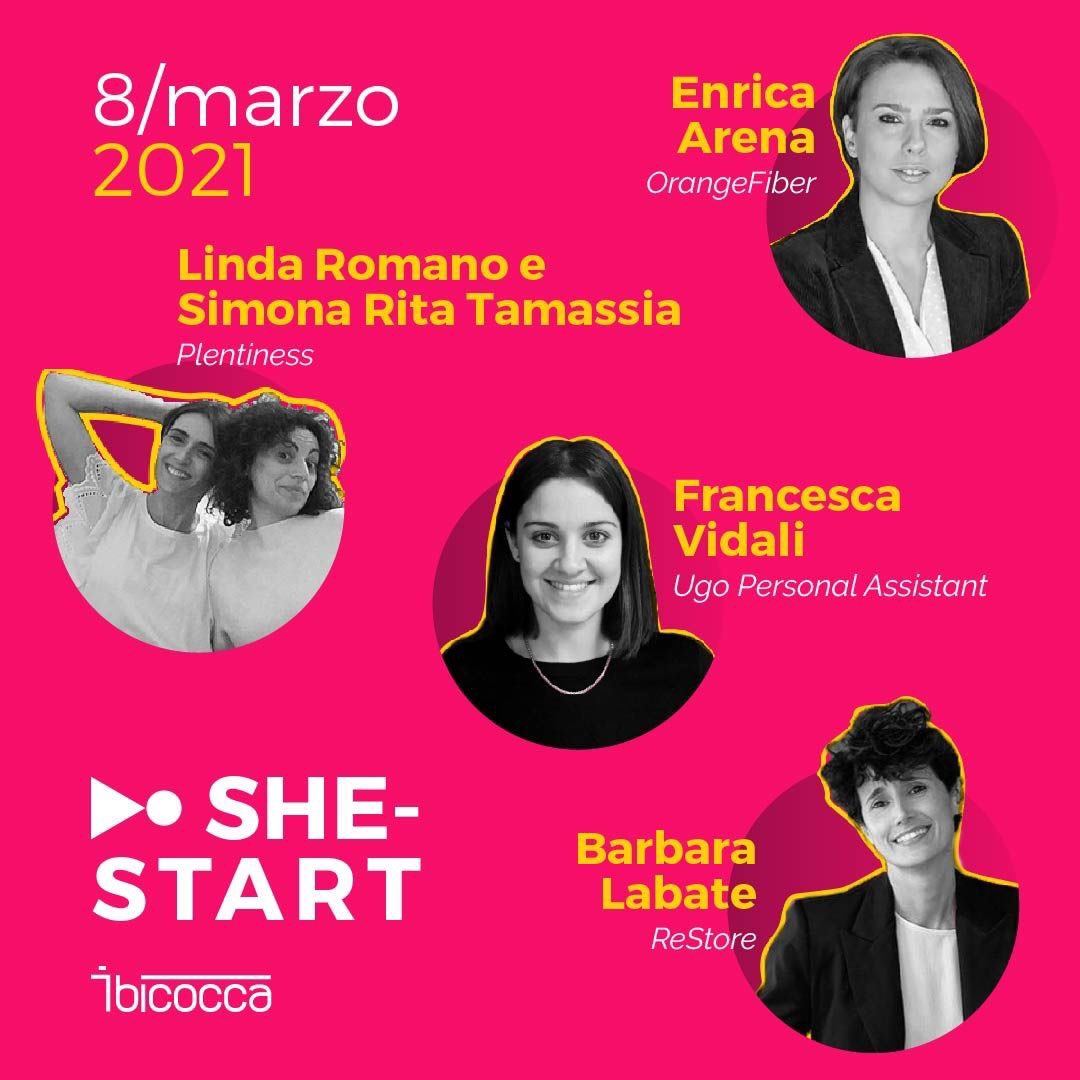 OrangeFiber's tweet photo. Dalle 12.20 unisciti a noi per #GetInspired, la tavola rotonda dedicata all'imprenditoria femminile organizzata da @iBicocca in collaborazione con Peekaboo nell'ambito dell'evento #SheStart! Per saperne di più e per partecipare https://t.co/1MnHs4IcPE https://t.co/psxZQIaMLJ