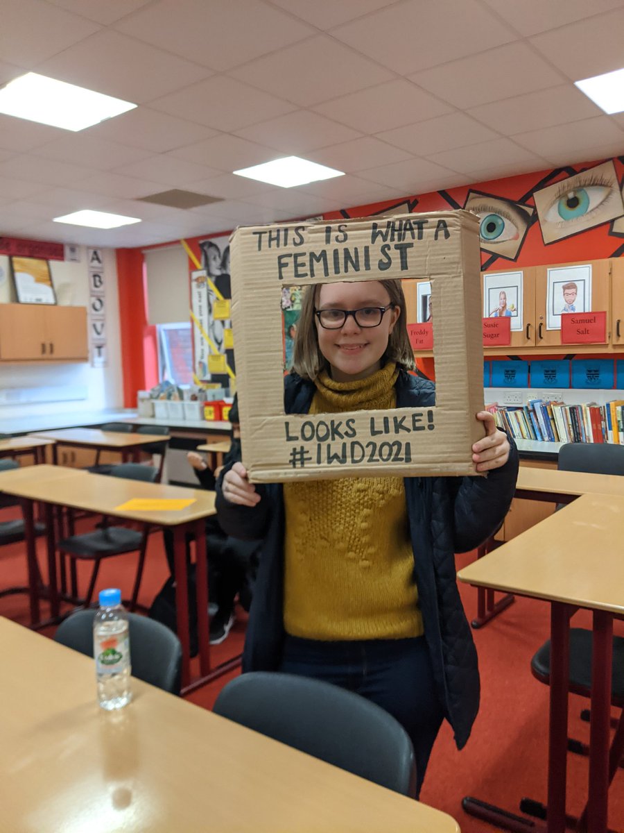 WHteamsocial's tweet photo. Happy #IWD2021 
As part of our activities today, some of our staff and pupils pay tribute to the women's movement and show their solidarity https://t.co/GhWUV31gyo