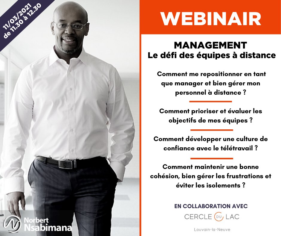 isaexplicite's tweet image. Gérer au mieux ses équipes à distance: un généreux webinaire de mon généreux et talentueux collègue Norbert Nsabimana ;-)