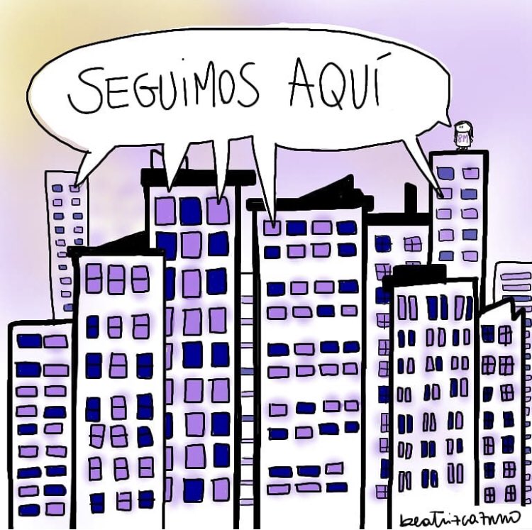 rosagallegop's tweet photo. Seguimos aquí, por @beatrizcazurro. #8M2021 https://t.co/kWJln7qk6X