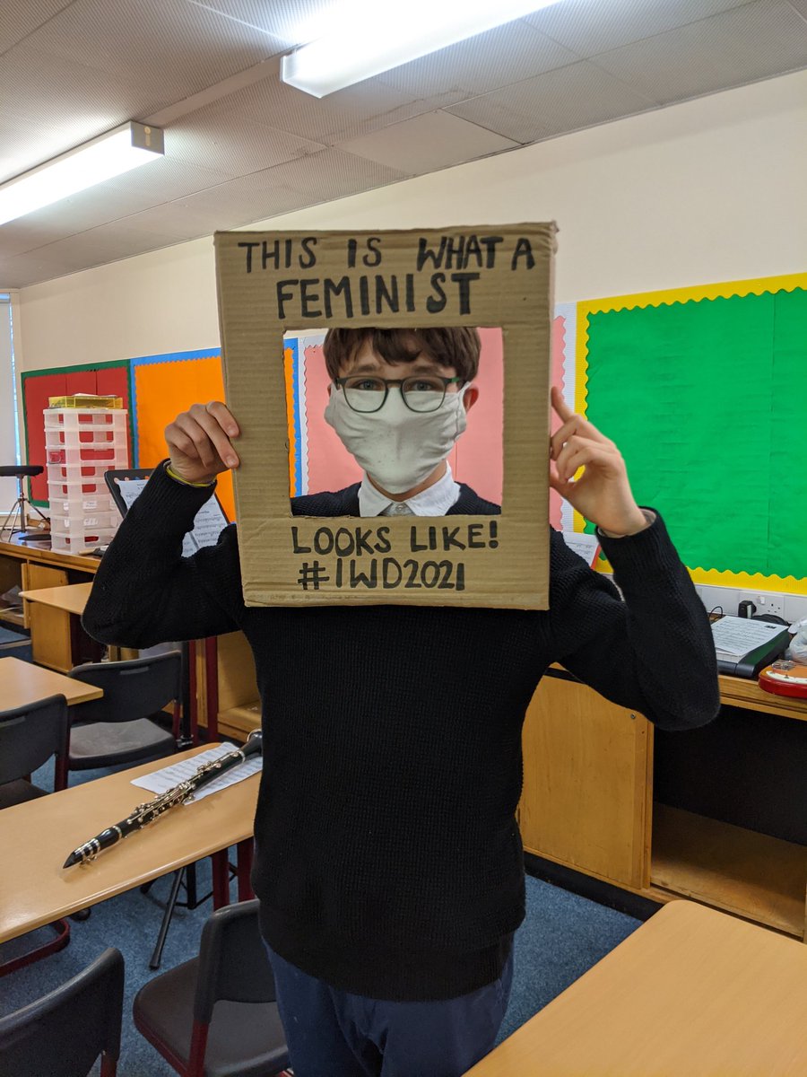 WHteamsocial's tweet photo. Happy #IWD2021 
As part of our activities today, some of our staff and pupils pay tribute to the women's movement and show their solidarity https://t.co/eCHPiRbvFq
