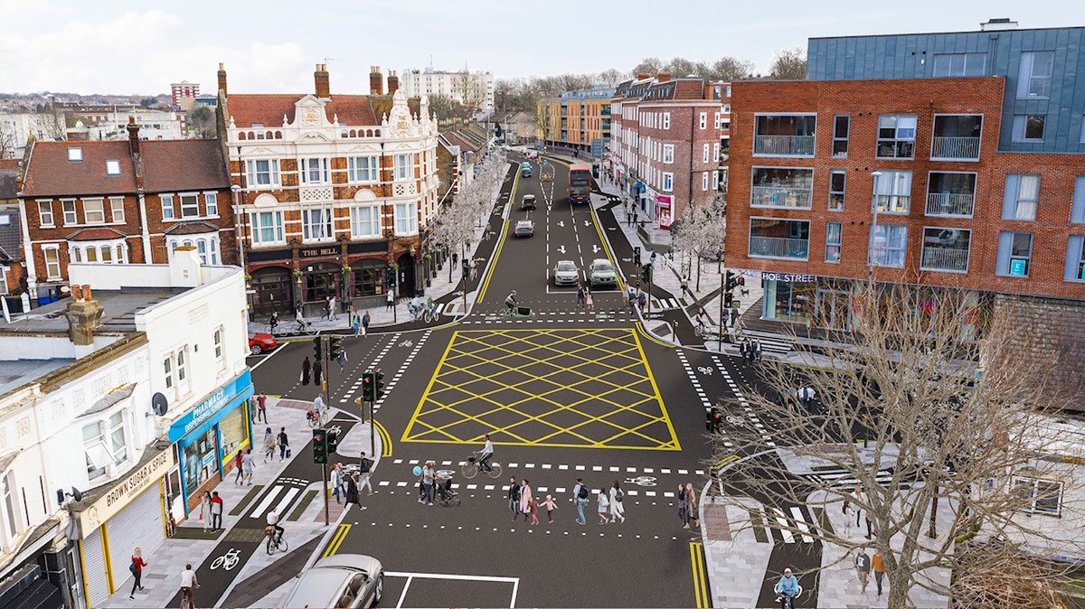 As part of our Public Service strategy, we want to create 15-minute neighbourhoods for our residents. Improving the Bell Junction with a wider footway and cycle lane can help us achieve this.

Construction is now underway, but you can find more info at orlo.uk/WVfsF