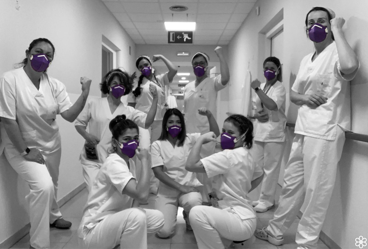 HospiFigueres's tweet photo. Ni la #COVID aturarà la nostra lluita diària! És més, serem capaç@s de reconvertir les limitacions de la pandèmia en oportunitats.
Que hem de dur mascareta? Doncs que sigui de color lila i de passada ens serveixi per reivindicar la igualtat d’oportunitats. 💜
#8M #8MVirtual https://t.co/syNhML23tY