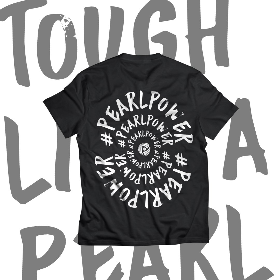 TOUGH LIKE A PEARL
Sizes: XS, S, M, L, XL

LIMITED SUPPLY!
Shine bright as a pearl and show your support for the <a href="/perlasspikers/">Perlas Spikers</a> in the upcoming #PVL2021 with this official team shirt. #PearlPower 🖤

Receive a 10% pre-order discount! DM us for orders! 🤙