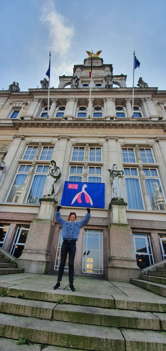 Superfier op mijn stad vandaag! #vrouwendag #brussel