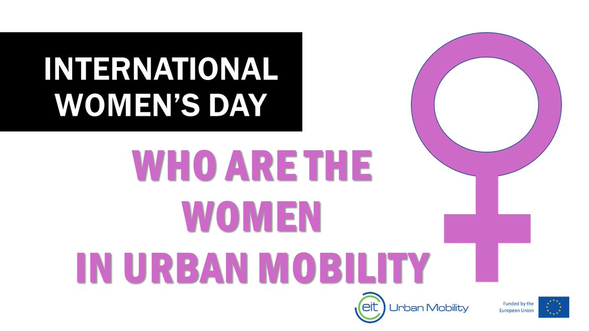 WHO ARE THE #WOMENINURBANMOBILITY?

Today is #InternationalWomensDay and we want to make sure we know all those amazing #women that contribute to #urbanmobility!

You know one of them? Then name her in comments! ⬇️⬇️<a href="/EITeu/">European Institute of Innovation & Technology</a>
