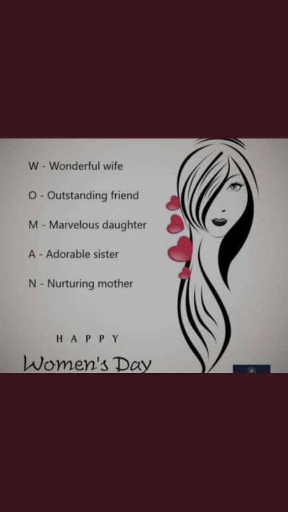 PoliRaha's tweet photo. We're cute daughters, we're sweet sisters, we're lovely lovers, we're darling wives, we're adorable mothers, we're a source of strength, we're WOMEN.
#HappyWomensDay2021 
#HarDinWOMENsDay https://t.co/KvhHhFSetT