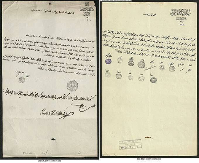 Here we can see some older Ottoman Documents which guarantees Parents money in form of a salary from the Ottoman State to support their children, independent of religion or ethnicity. This was given to all, Muslims or non Muslims families inside the Millets by the Ottoman State.