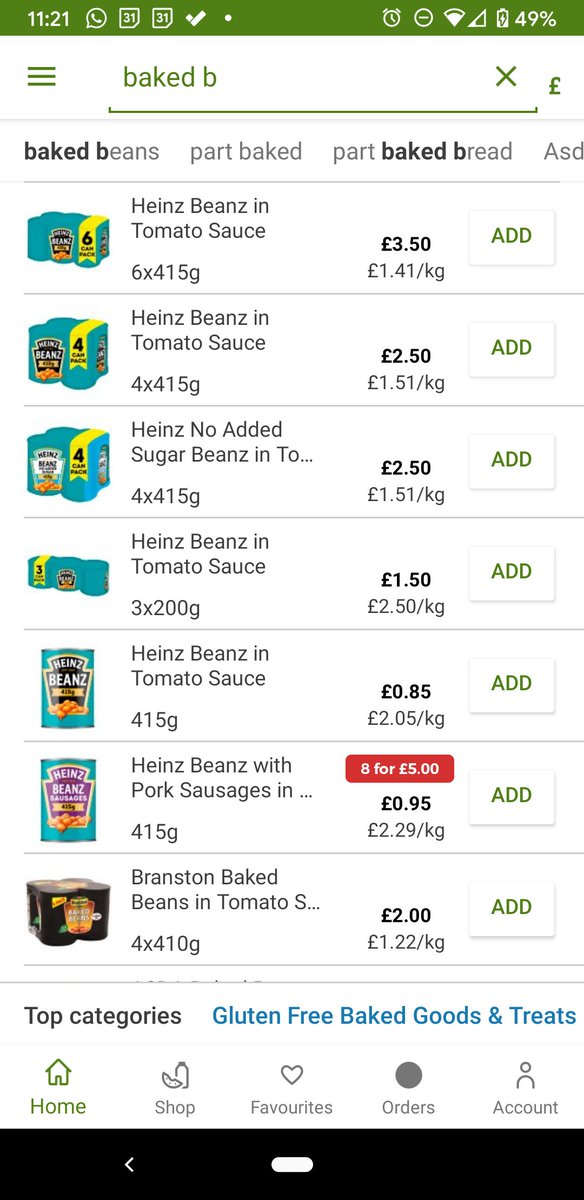 I'm sure this has been asked many times before, but why are individual cans of beans so much more expensive than multipacks per kg?! Trying to reduce our waste not our bank balance! <a href="/HeinzUK/">Heinz UK & Ireland</a> <a href="/asda/">Asda</a> #waste #plasticfree #bakedbeans