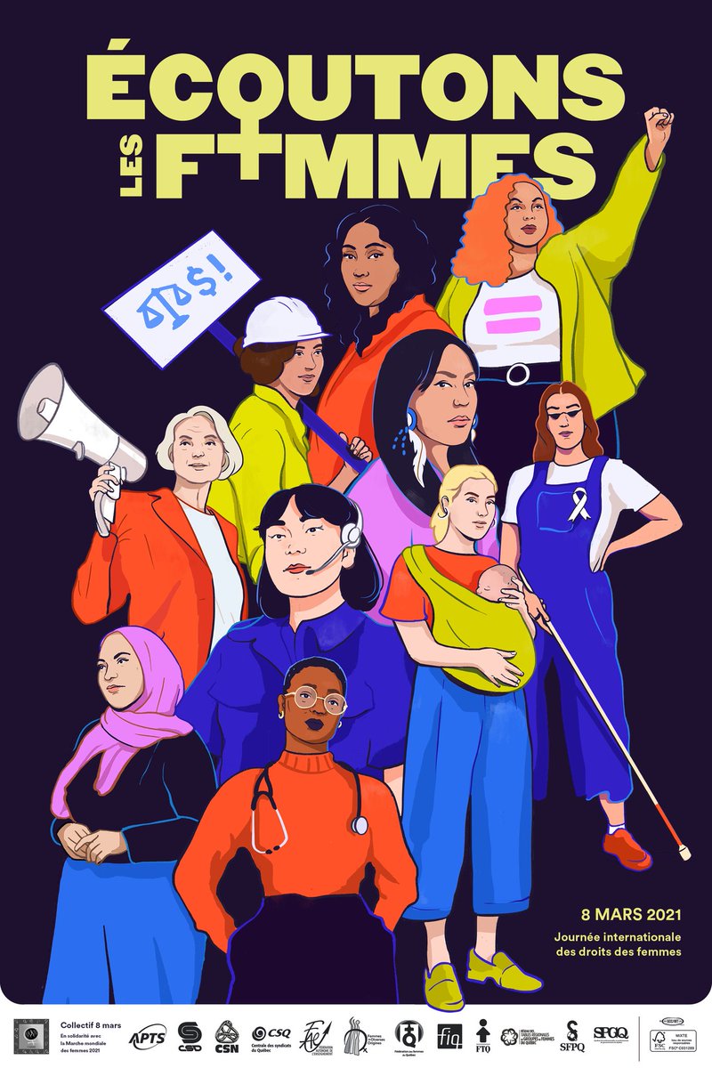 Journée internationale des droits de la femme. 

Leadership féminin: pour un futur égalitaire dans le monde de la covid-19. 

Parcourez ma chronique de ce jour⬇️

facebook.com/83523872323869…
