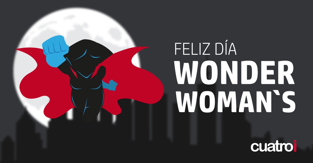 cuatroi_latam's tweet photo. Día Internacional de la Mujer #8M 
Happy Woman´s Day ❤️
#mujerespower #wonderwoman https://t.co/h79XuI1hqY
