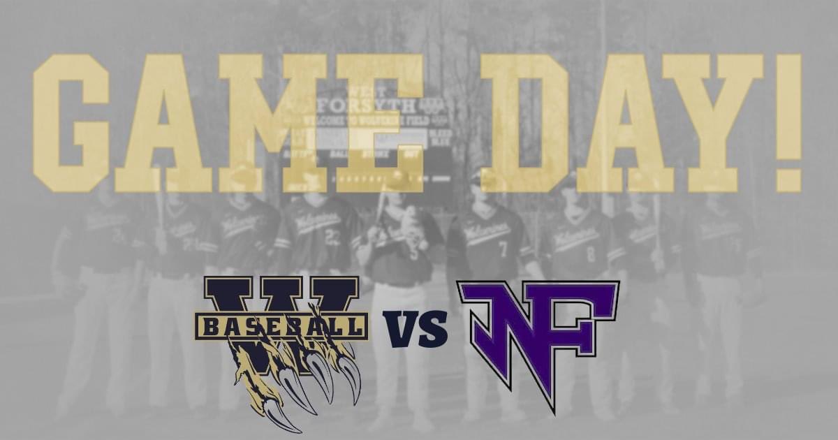 WestFoCoBball's tweet photo. ⚾️VARSITY GAME DAY⚾️
🆚: North
🗓: TODAY
⏰: 6:15 pm
📍: North Forsyth
#GoWestBeatNorth
#RegionGameDay https://t.co/73wMImbLVE