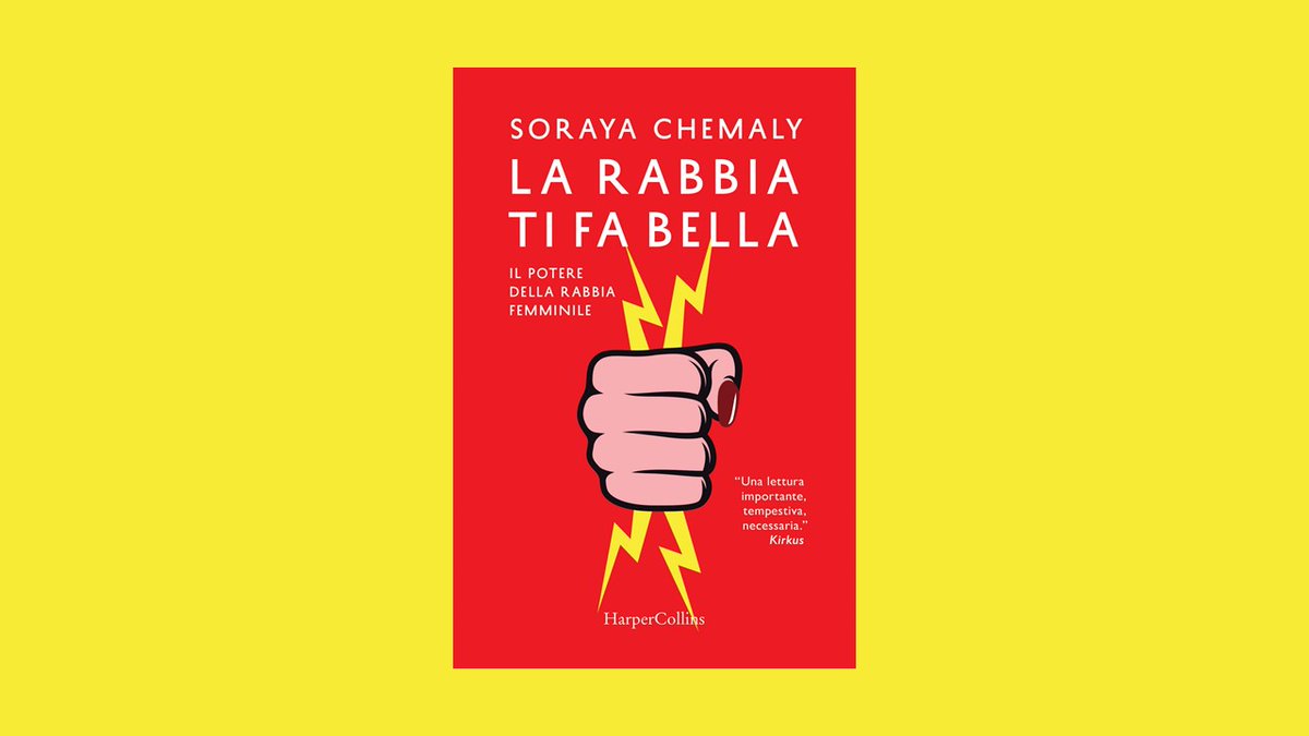 harpercollinsIT's tweet photo. "Un libro di trasformazione che esorta le donne del ventunesimo secolo ad abbracciare la loro rabbia e a usarla come strumento per un duraturo cambiamento personale e sociale." 

La rabbia ti fa bella
@schemaly 

#ottomarzo 
#InternationalWomensDay 
#festadelladonna https://t.co/KbuGiMKZvS