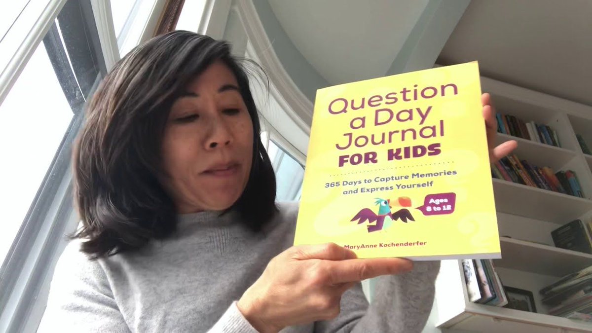 pragmaticmom's tweet photo. Book Talk // Question a Day Journal For Kids by MaryAnne Kochenderfer https://t.co/BaKXLdcFnF via @pragmaticmom @mamasmiles #journal #writingprompts 
#GetKidsWriting https://t.co/cWo1JMv7CO