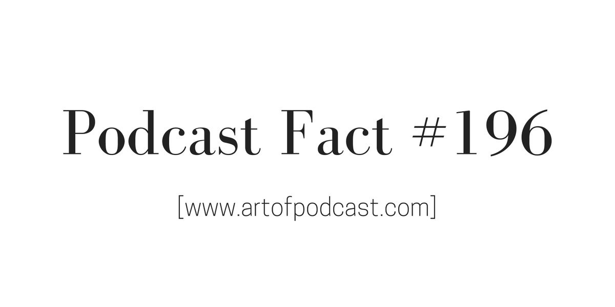ArtOfPodcast's tweet photo. #Podcastfact 196:  Businesses spent $497 million on podcast advertising in 2018 #Podcast #Facts #AOP #InteractiveAdvertisingBureau https://t.co/16612YWu7P