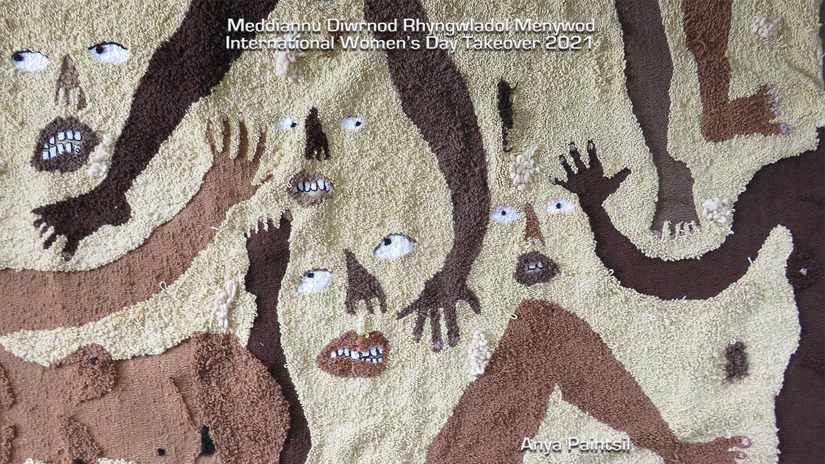 🎉To note #IWD2021 we have been working with <a href="/aberystwytharts/">Canolfan y Celfyddydau Aberystwyth Arts Centre</a> to present a takeover session on teams and social media 

📱Go to @aberartscentregallery now on Instagram to enjoy the work of three artists 

🖱️More here: bit.ly/3ekbGLG

Photo credit: Anya Paintsil