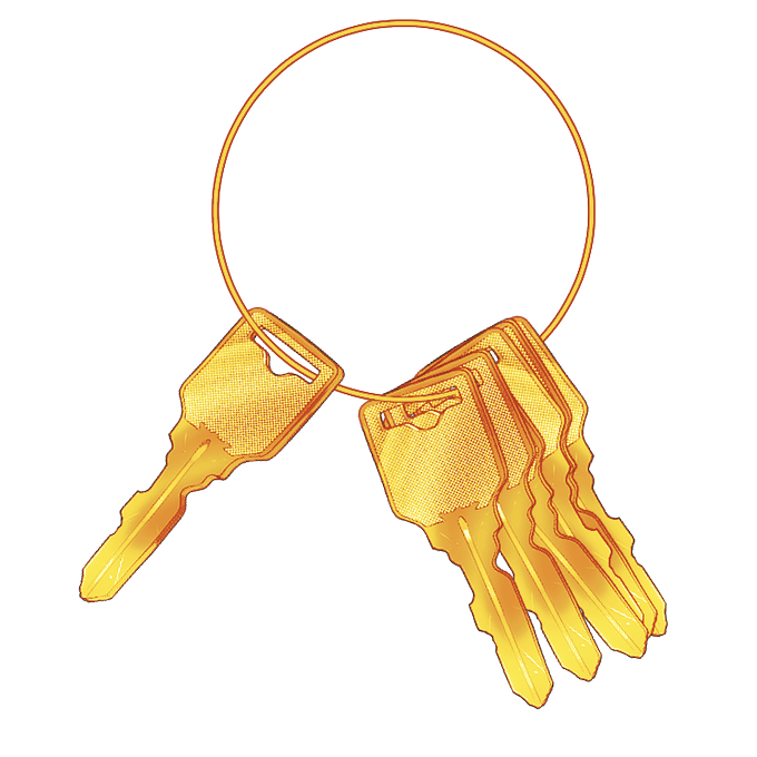 シンプルな鍵のtwitterイラスト検索結果