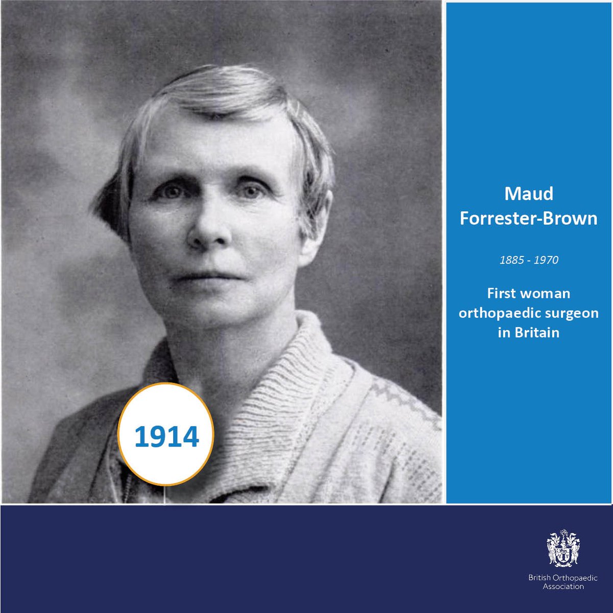 Celebrating #IWD2021 we look back at Women #Trailblazers from the past, who have helped to pave the way for women in #trauma and #orthopaedics today - Elizabeth Garrett-Anderson, Dame Agnes Hunt, Eleanor Davies-Colley and Maud Forrester-Brown. #diversity #ChooseToChallenge