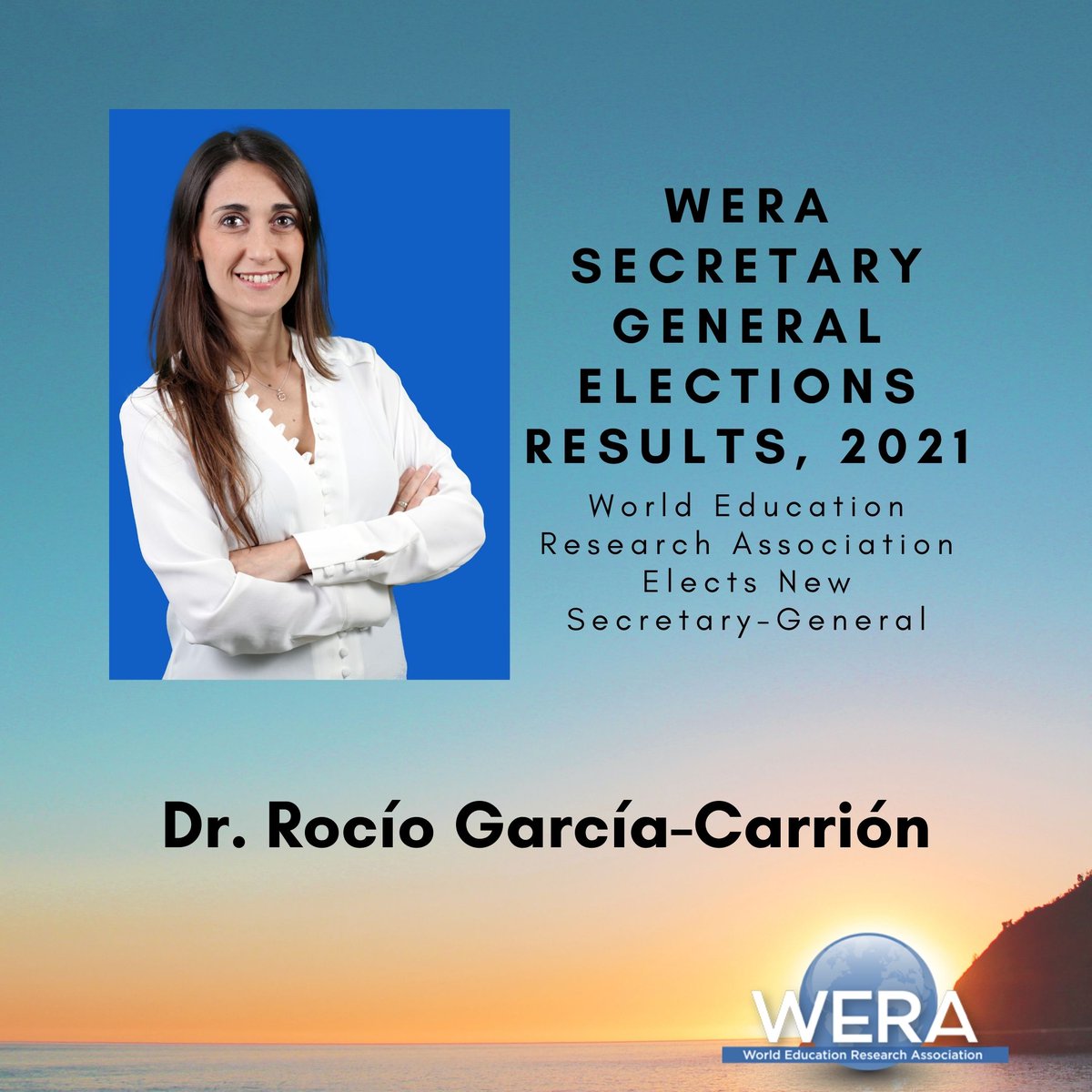 Post to World Education Research Association - WERA

World Education Research Association Elects New Secretary General. Congratulations to <a href="/RocioCarrion81/">Rocío García Carrión @rociocarrion.bsky.social</a> !

WERA Secretary General Elections Results, 2021 - mailchi.mp/aera/wera-secr…