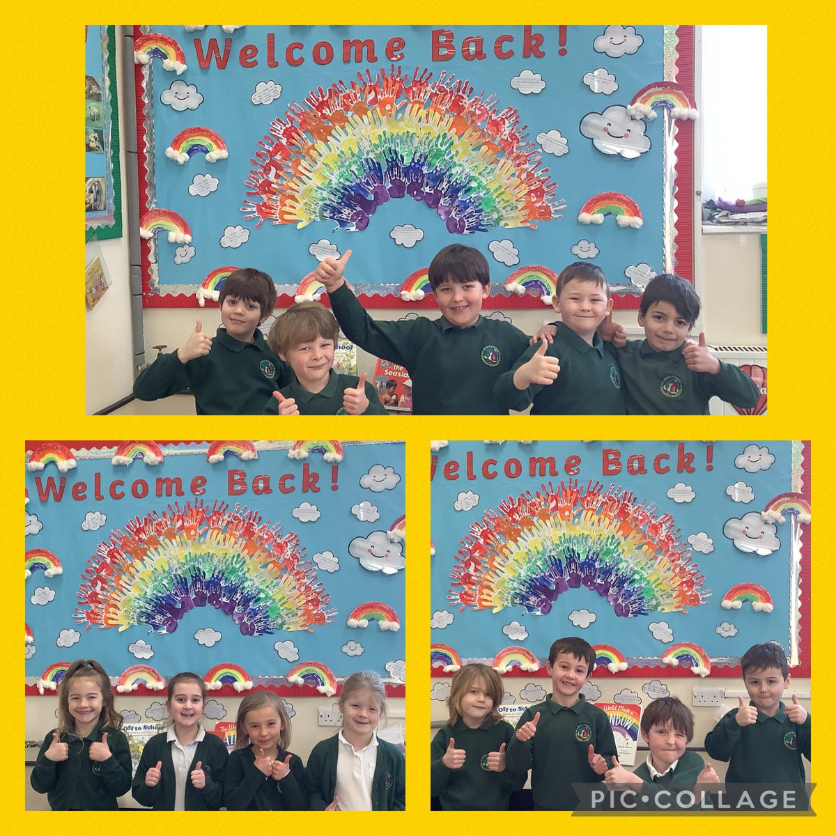 WalfordSchool's tweet photo. It was fantastic to welcome back everyone in Class 2 this morning! Seeing all of our friends has put a big smile on our faces!😊⭐️🌈 https://t.co/Jo3pZsEYcT
