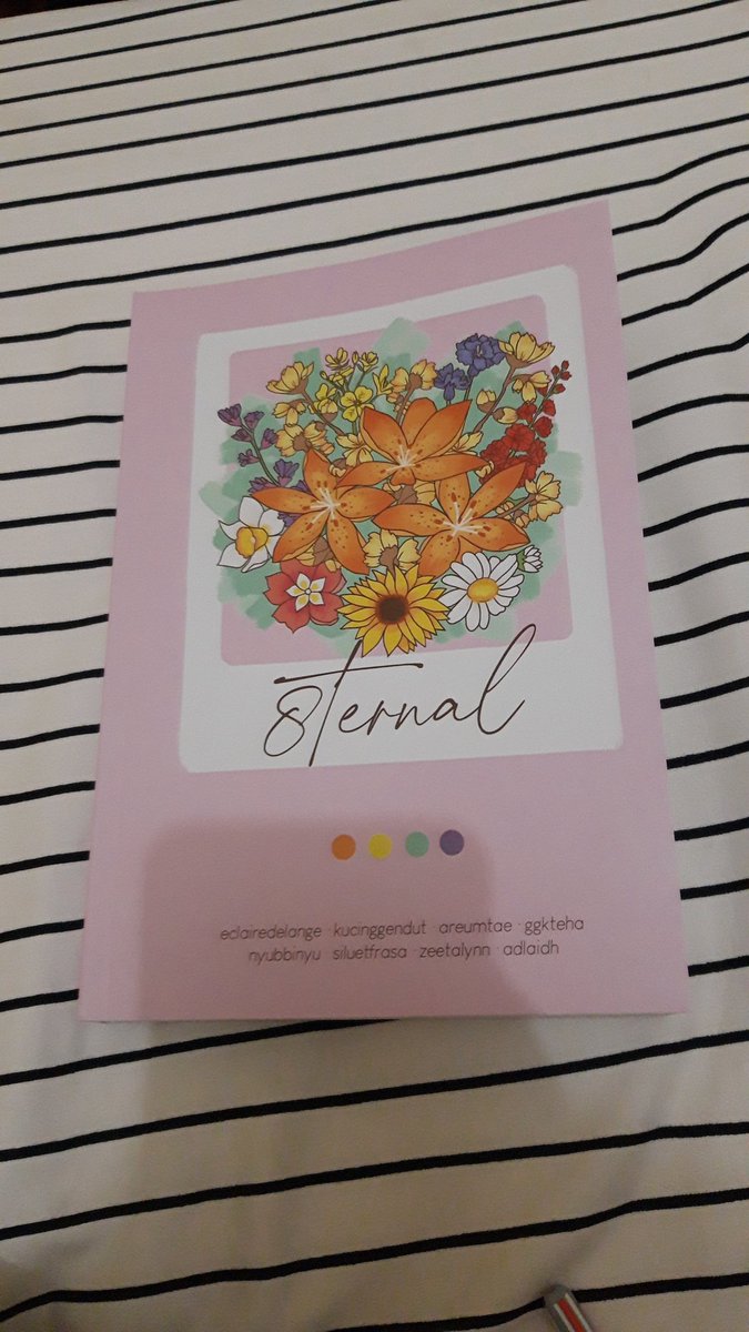 Akhirnya yang di tunggu2 sudah sampai dengan selamat, cantik sekali covernya 🥰🥰 
<a href="/8TERNALBLOOMS/">∞ 8TERNALPROJECT</a>