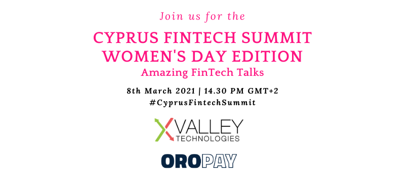 cyfintechsummit's tweet photo. We start in a few minutes. 
Register now for #CyprusFintechSummit Women's Day edition and join us to celebrate #InternationalWomenDay the #fintech way. 
> https://t.co/a6RW9MBU9r

#cyprus #greece #europe 
Supported by @xvalleytech, Oropay, Eurobank Cyprus. https://t.co/Ue71mlmIll