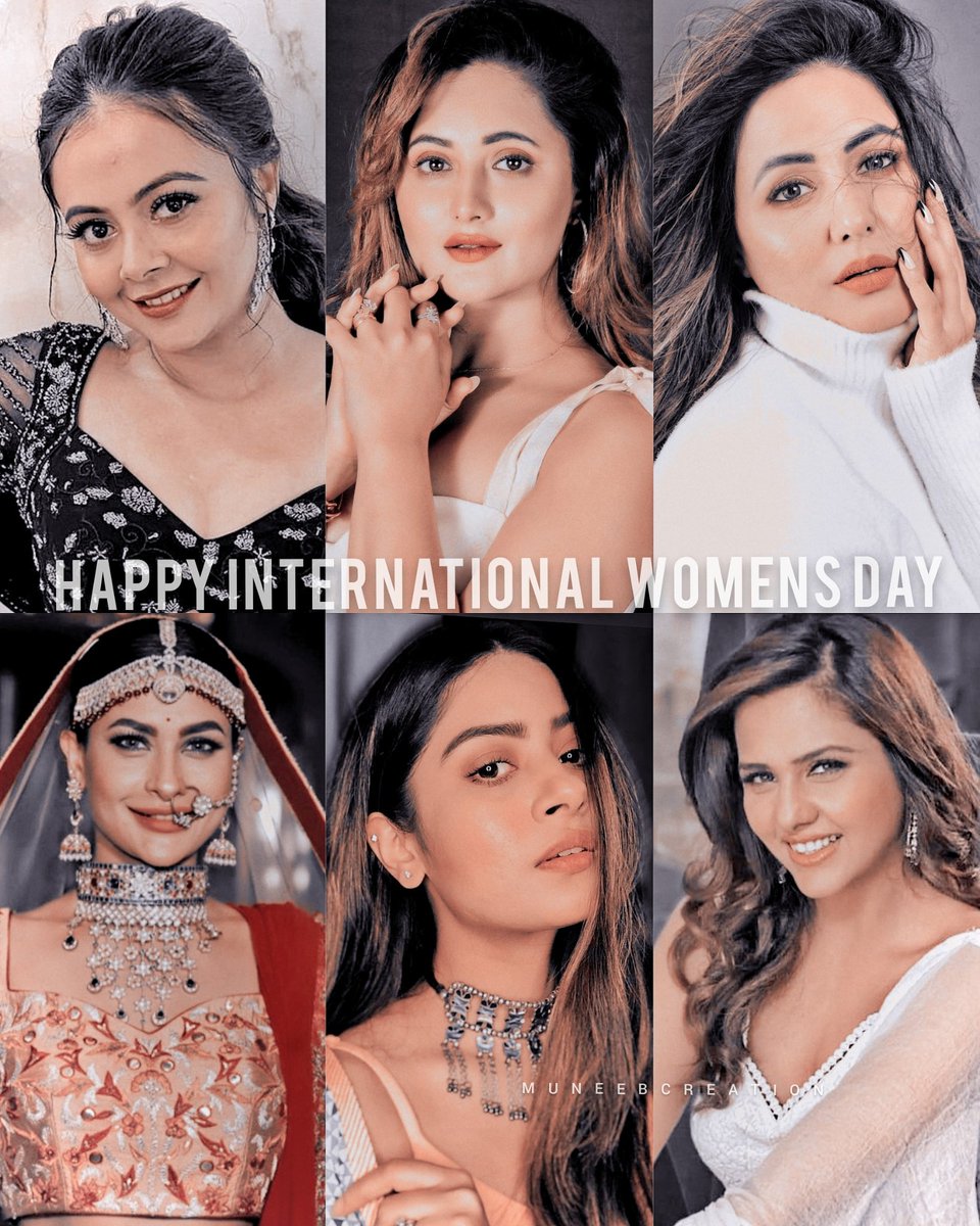 INTERNATIONAL WOMENS DAY ♥️
.
#RashamiDesai #DevoleenaBhattacharjee #HinaKhan #Devoshami #PavitraPunia #KrishnaMukherjee #Dalljietkaur