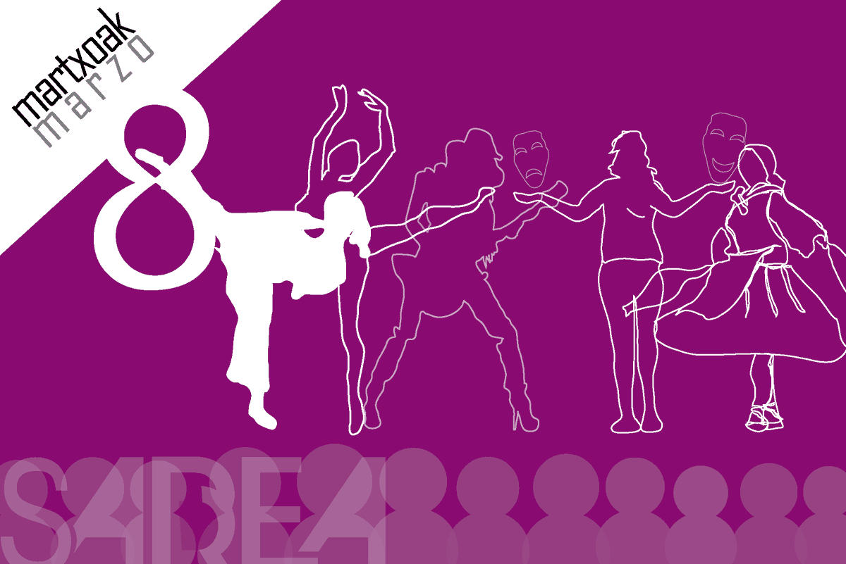 EMAKUMEEN NAZIOARTEKO EGUNA
MARTXOAK 8
Programazio berezia SAREAko antzokietan egun hau ospatzeko
bit.ly/3kWe78G