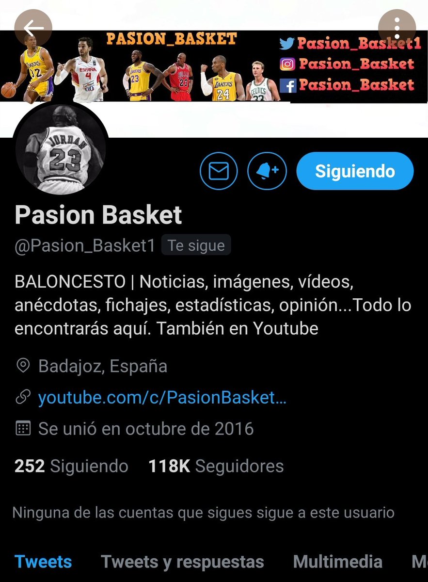 PasionBasketNBA's tweet image. Desde hace ya unos días, @TwitterEspana ha decidido suspender mi cuenta principal @pasion_basket1

¿El motivo? Ninguno. Ni un correo, ni nada. Sigo esperando una explicación al menos

Desde aquí, pido un RT para la mayor difusión posible para encontrar a mi audiencia 🙏