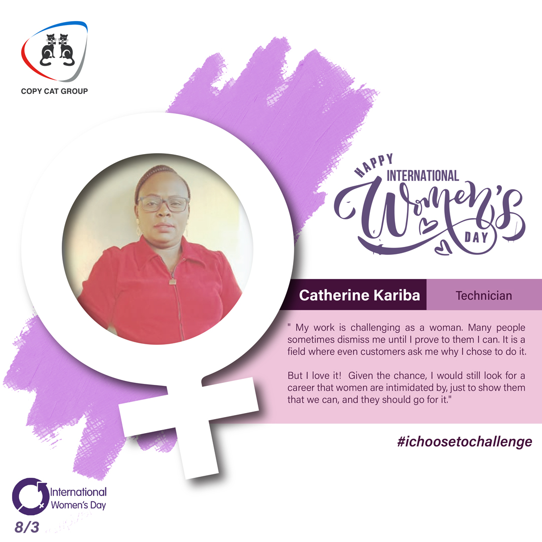 CopyCatGroup's tweet photo. Women make up half of the world’s population. Half of the world’s talents, stories, dreams and achievements.  

This #InternationalWomensDay  we’d like to celebrate women in our staff living boldly. Women who #ChooseToChallenge the norm through their work and views. https://t.co/Lovwfh4YCW