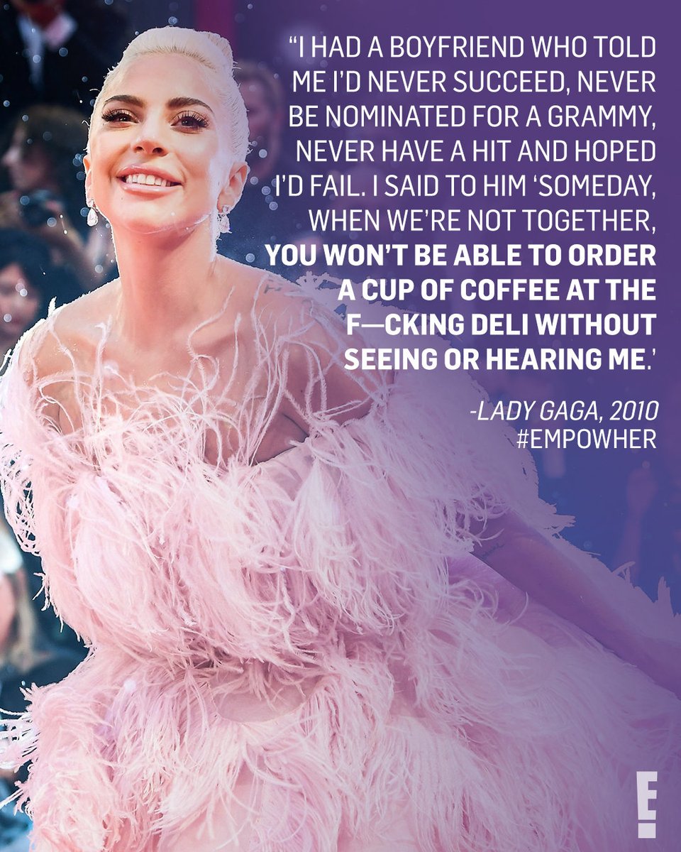 enews's tweet photo. For anyone who needed to hear this on #InternationalWomensDay. 💜(📷: Getty Images) https://t.co/DzMo9NjSqU