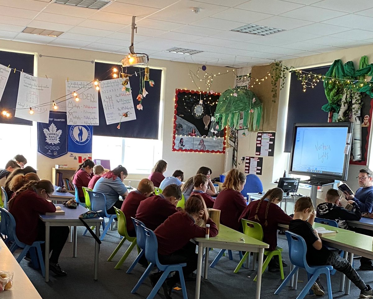 cawbrighton's tweet photo. Straight back to it today as Year 6 become engrossed in Pullman's Northern Lights for the first time. What a great start to another era of 'firsts'! https://t.co/UAvuoesATK