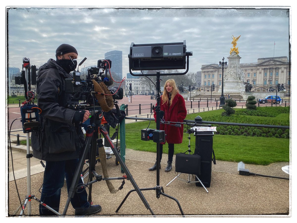 Brexit? No... Meghxit. #sonyfx9 #LiveU #antonbauer #litepanels