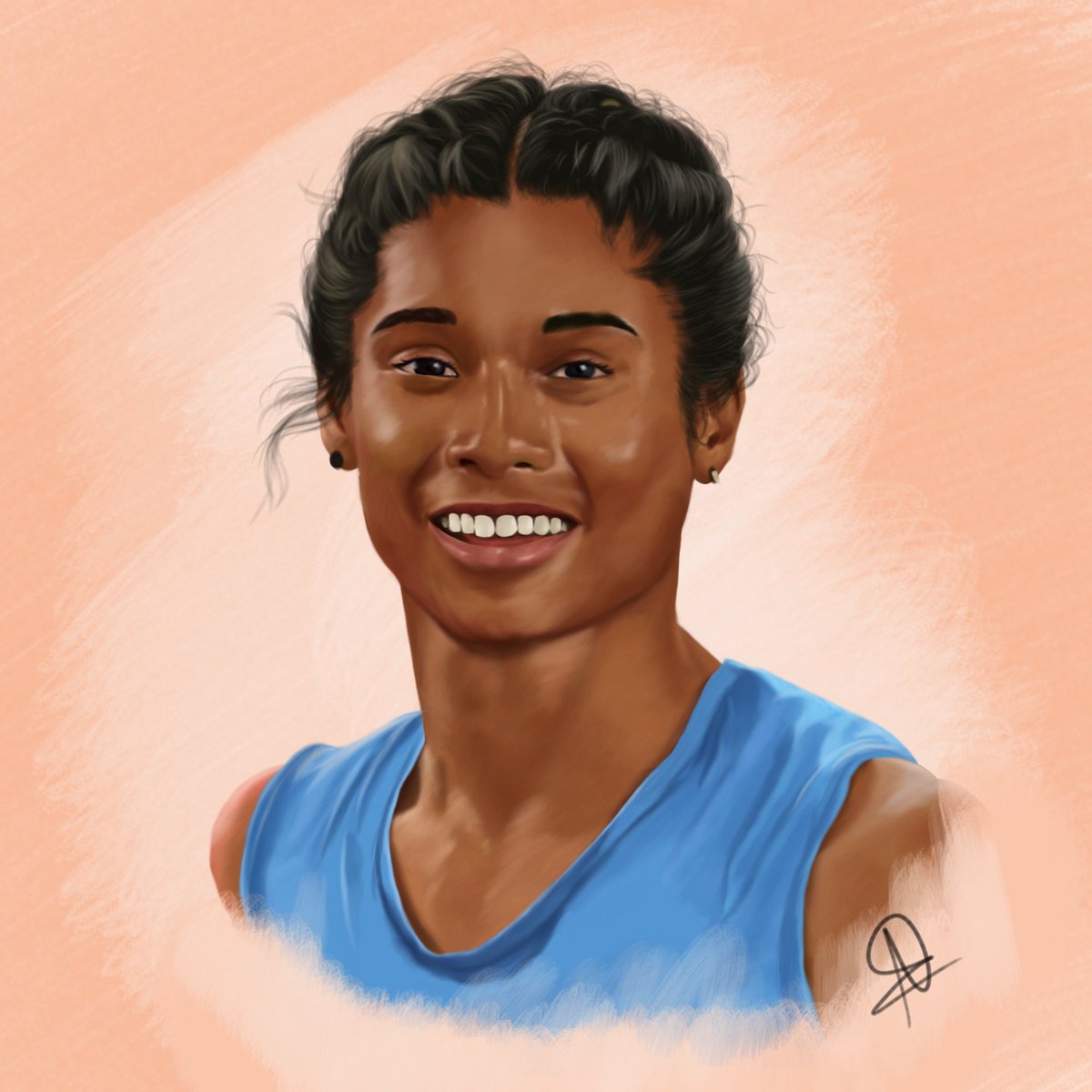 cowinspector_'s tweet photo. My brother @AkshayH3gde had done this drawing of @HimaDas8 on the occasion of women's day.

Hope @HimaDas8 madam finds my tweet..

#HappyWomensDay2021 #womenempowerment #InternationalWomensDay https://t.co/UKm8L5DQW6