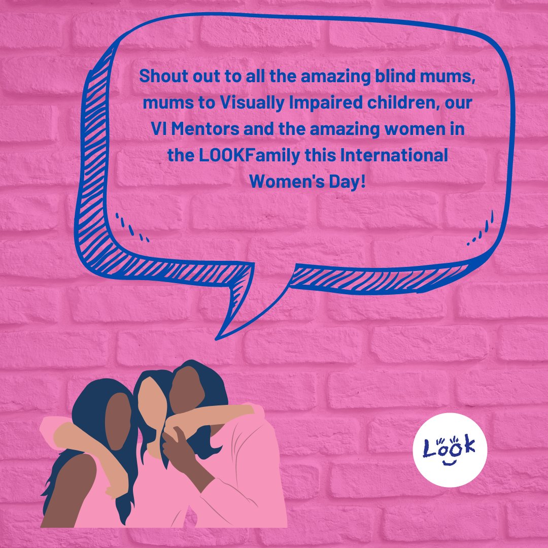 LOOK_UK's tweet photo. Shout out to all the amazing blind mums, mums to Visually Impaired children, our VI Mentors and the amazing women in the LOOKFamily this #IWD2021!
#Support #SupportingTheVICommunity #VIP #VisuallyImpaired https://t.co/76WEQmiTX4