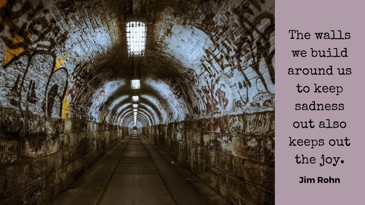 Depression and anxiety are great tools for building the highest, strongest walls. By practising self care, learning about your diagnosis and gradually reaching out for help, you can and will break down your walls. 

#Hugs #Walls #MentalHealthAwareness