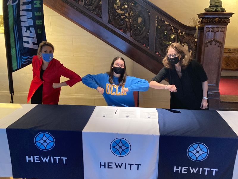 As she gets ready to attend UCLA as a <a href="/UCLAAthletics/">UCLA Athletics</a> Division I rowing recruit, this Hewitt senior spoke to us about what inspires her as an athlete and how her time as a Hewitt Hawk has prepared her for the future. Read her interview at bit.ly/HewittNewsUCLA #HewittPride