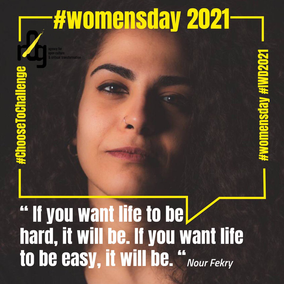 intertwilight's tweet photo. At r0g Nour works as a photographer, videographer and media coordinator. She believes that all women all around the world should be acknowledged, seen and heard.

“I can hear the roar of women’s silence.” — Thomas Sankara

#choosetochallenge #womensday
#womenempowerment #r0gwomen https://t.co/biTmGXQby2