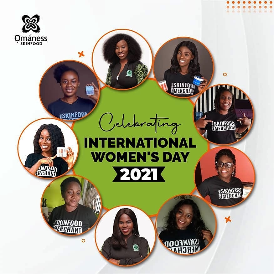 OmanessOfficial's tweet photo. Today we raise our glass to celebrate every woman in our skinfood merchant network!

Happy International Women's Day!

#IWD2021 #Businessofskinfood #EnrichingWomen #WomeninBusiness #MadeinNigeria #Omaness https://t.co/bLCMwtmBEo