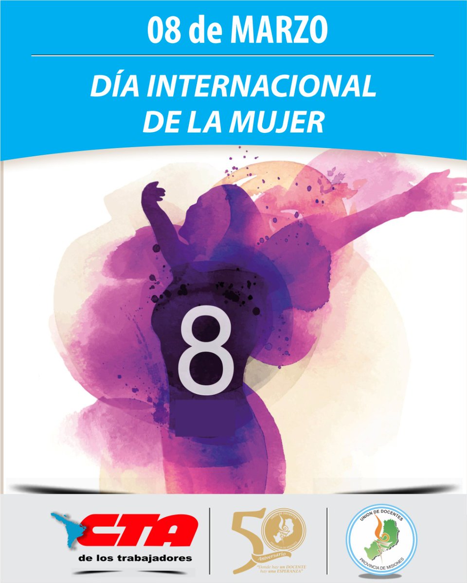 Día de la reivindicación de los derechos de la mujer
#Apasionadas
#Valientes
#Emprendedoras
#Creativas
#FelizDiaMujeres
<a href="/grillo141/">Ruben Dario</a> <a href="/udpm_info/">UDPM INFO</a> <a href="/crisdavidsen/">Cristian Davidsen</a> <a href="/Marcos42866602/">Marcos Caballero</a> <a href="/AgueroDiegoMart/">Diego Agüero</a> <a href="/martin_monzonn/">martin monzon</a> <a href="/DeliaRRodriguez/">Delia Rodriguez</a> <a href="/ELCESARDELARADI/">DANIEL LUBACZEWSKI</a> <a href="/bigalke_noelia/">Noelia Bigalke</a>